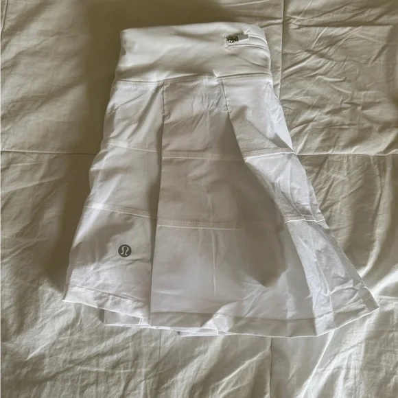 White Athletic Skirt Pace Rival Mid-Rise Skirt Size 4 - Picture 5 of 13